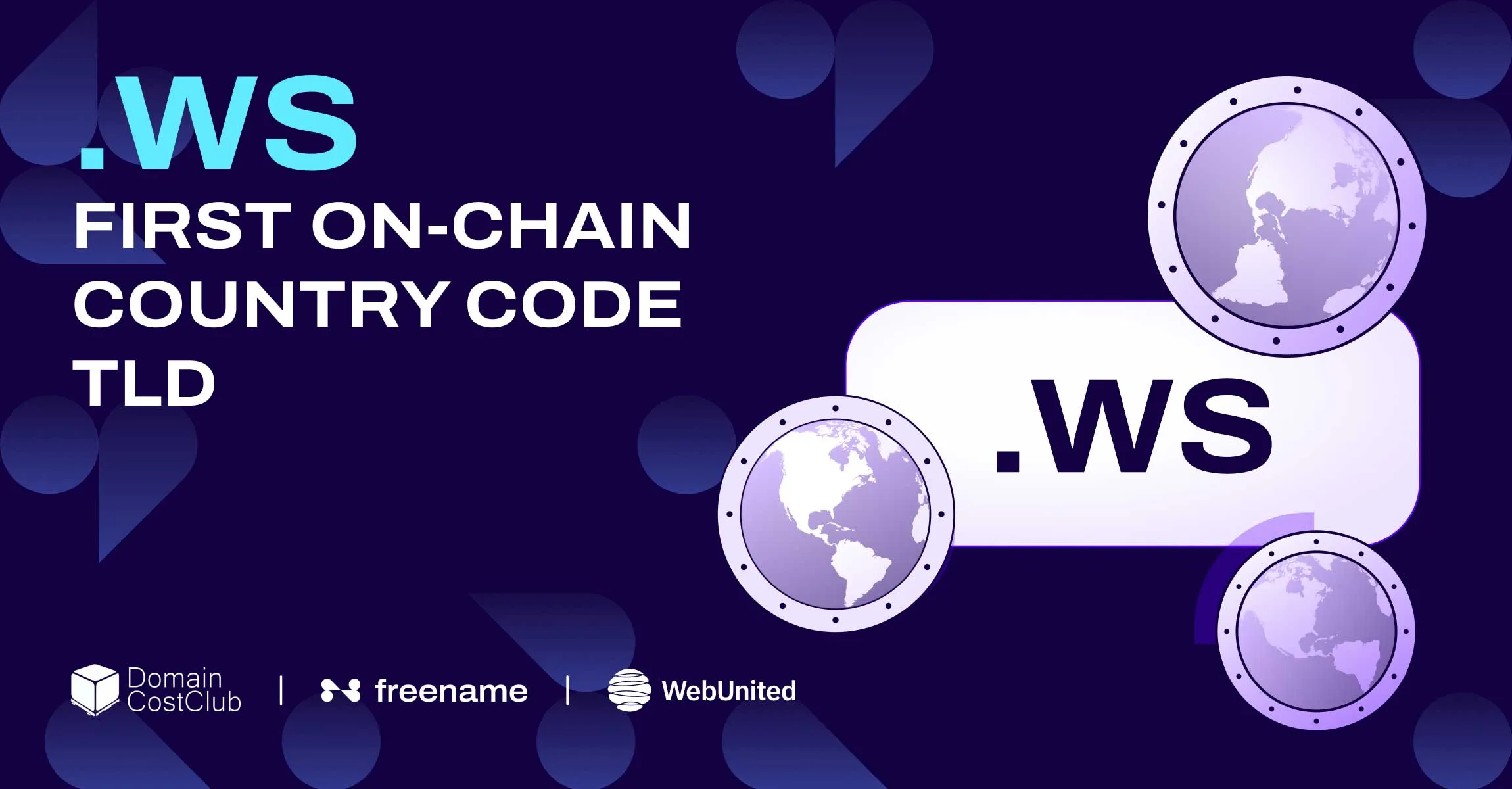 Freename and WebUnited Bring .WS Domains to Web3 On-Chain Mirroring