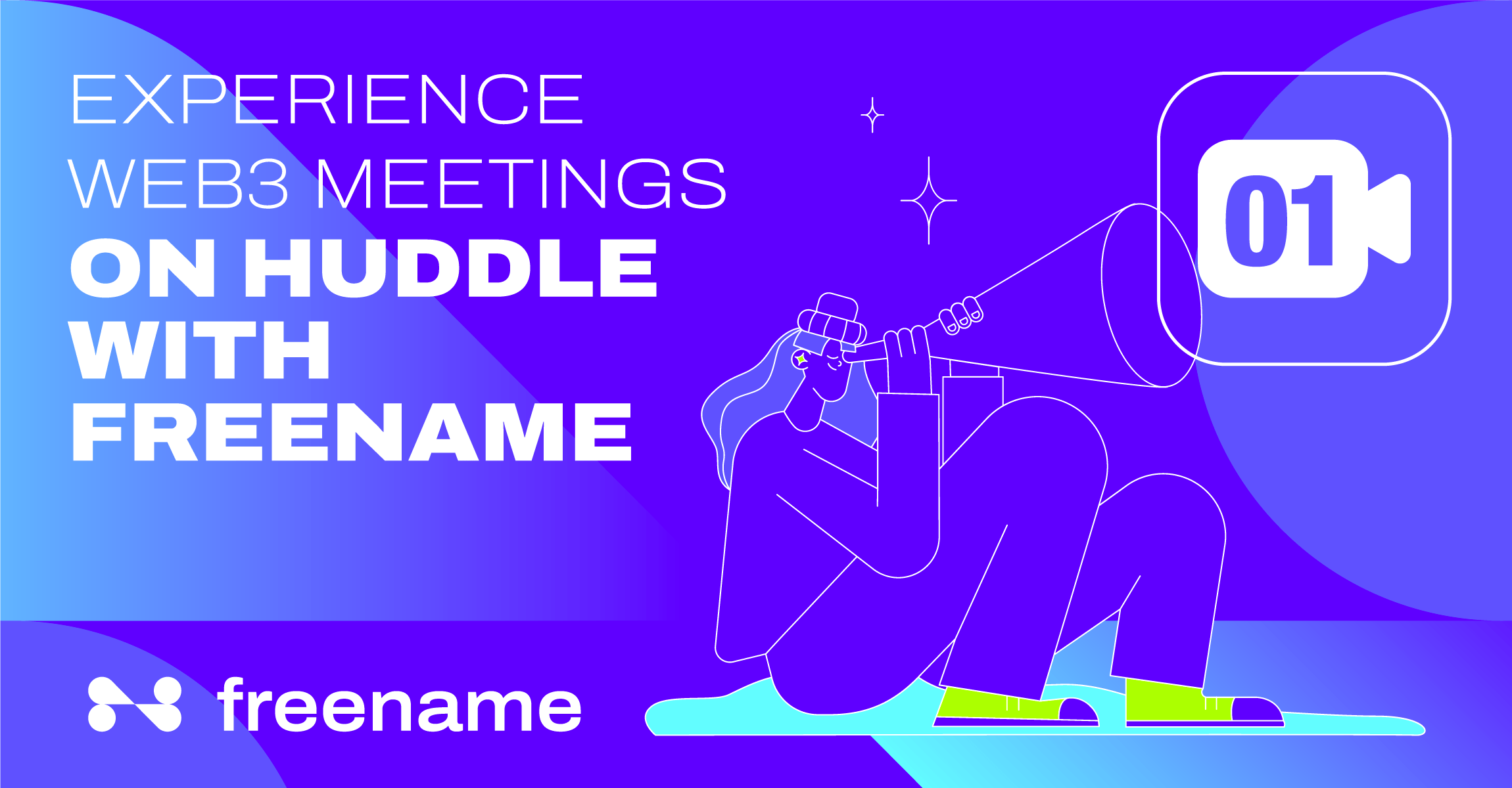 Experience Web3 Domain Meetings on Huddle with Freename