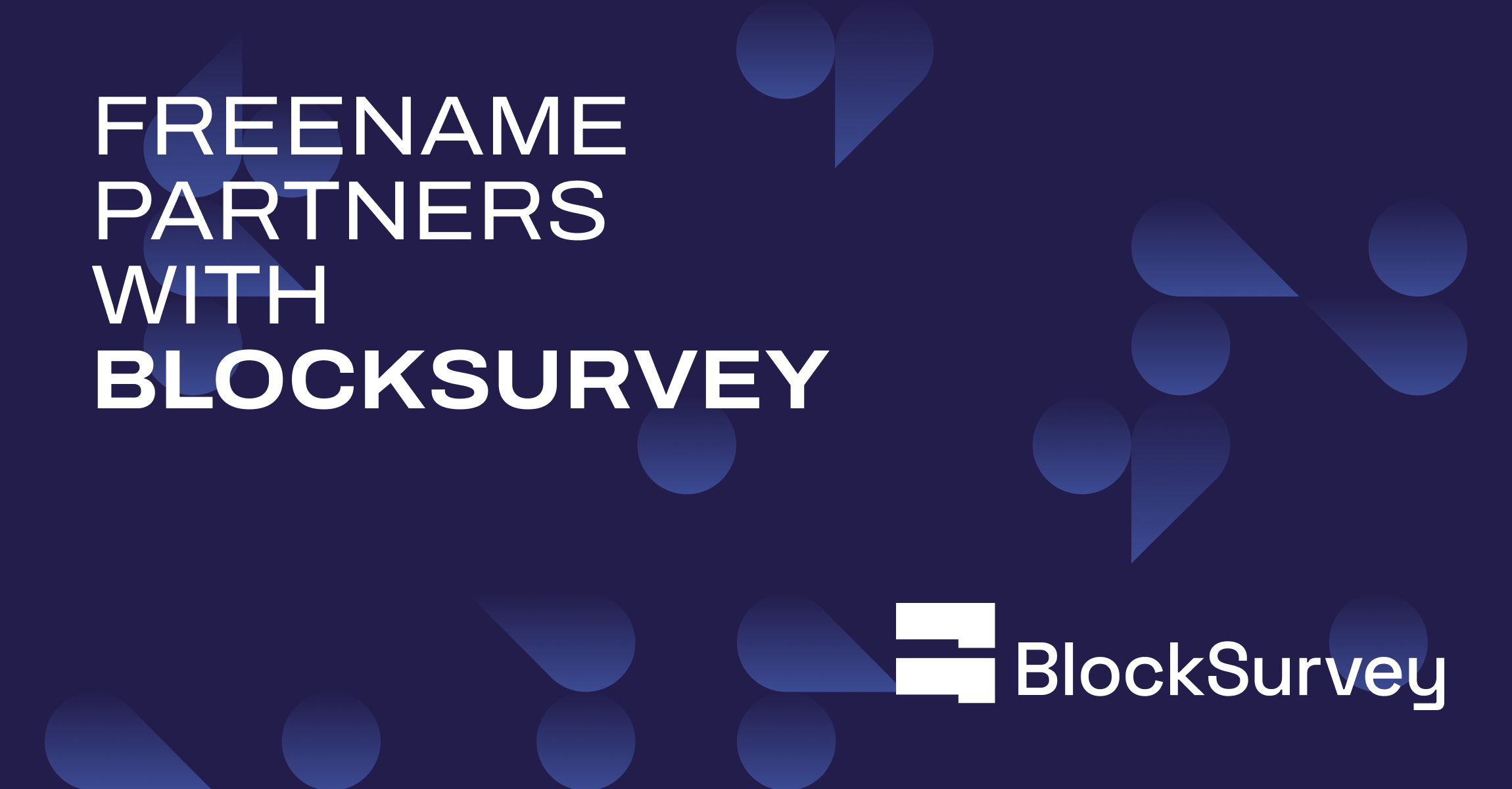 Freename Partners with BlockSurvey