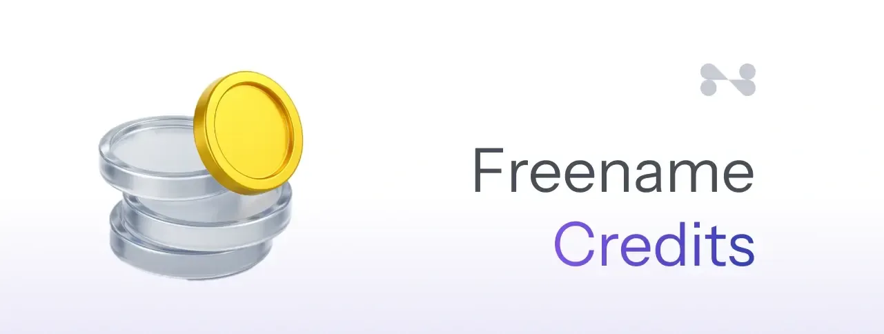 How Freename Credits Work