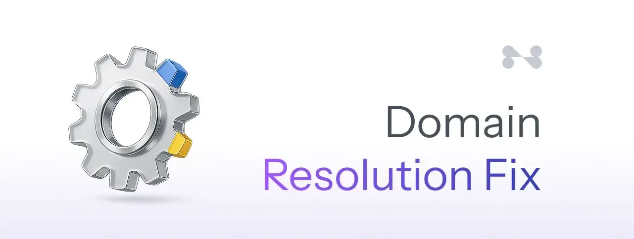 How to fix a domain not resolving