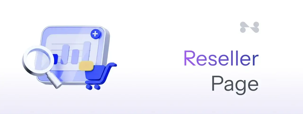 How the Freename reseller page works